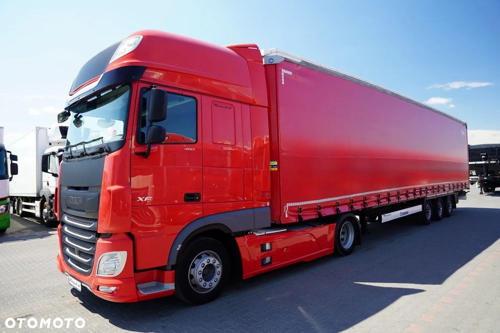 DAF XF 480 / ZESTAW / MEGA / SSC / + KRONE / FIRANKA / MEGA / OŚ PODNOSZONA / DACH PODNOSZONY / - 4