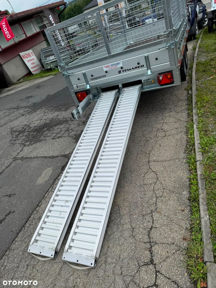 TEMARED TRANSPORTER 3617/2 C 2T + nadstawki siatkowe, najazdy alu - 22