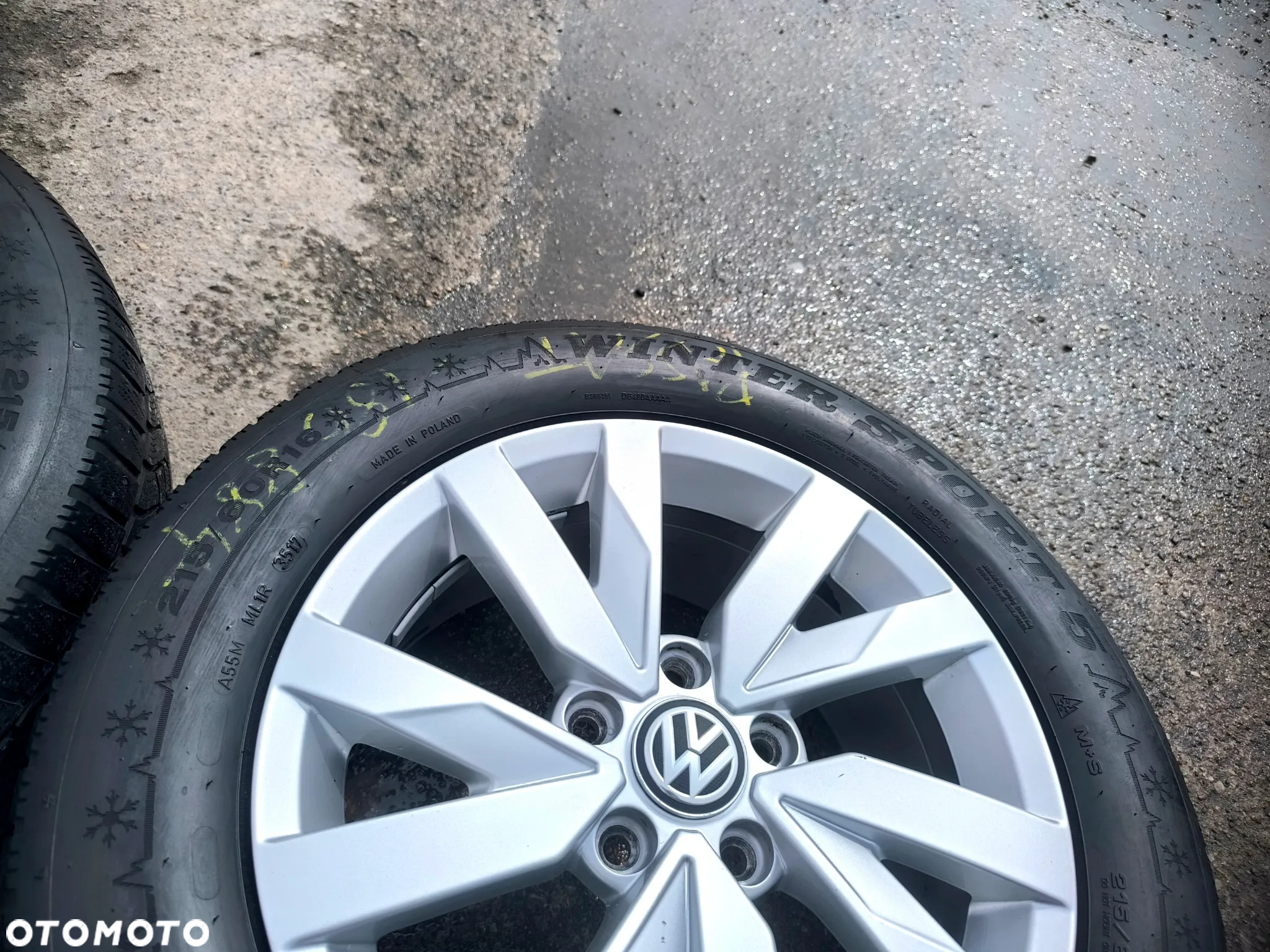 5x112 Alufelgi Felgi Aluminiowe 16 Koła Zimowe Zima VW PASSAT B8 3G0 SHARAN II 2 TROC THE BEETLE SKODA YETI SUPERB III 3 SEAT ALHAMBRA II 2 AUDI A6 C6 Q2 Legnica ALU-RAD 215/60 5mm - 14