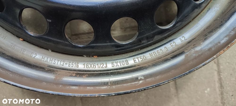 FELGI 5x108 6.5J x16 CALI ET50 FORD GALAXY CMAX FOCUS  4 SZTUKI KOMPLET - 6