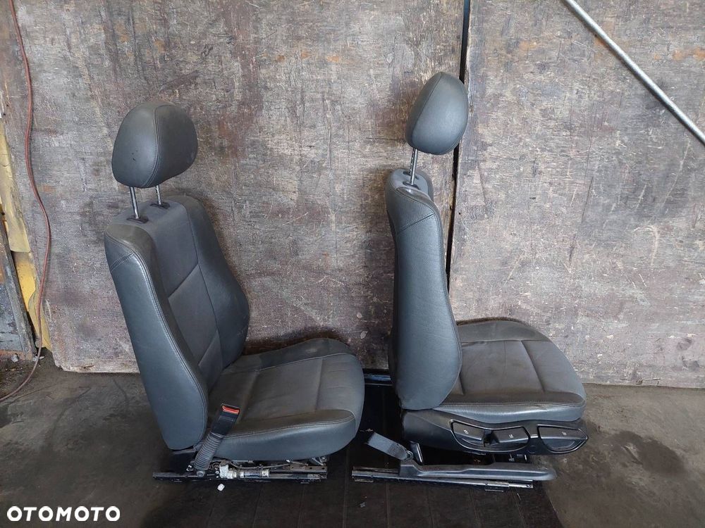 FOTEL FOTELE KOMPLET LEWY PRAWY KANAPA TYŁ + BOCZKI BMW E46 SEDAN - 8