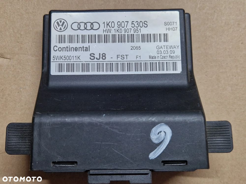MODUŁ STEROWNIK GATEWAY VW GOLF 1K0907530S - 7