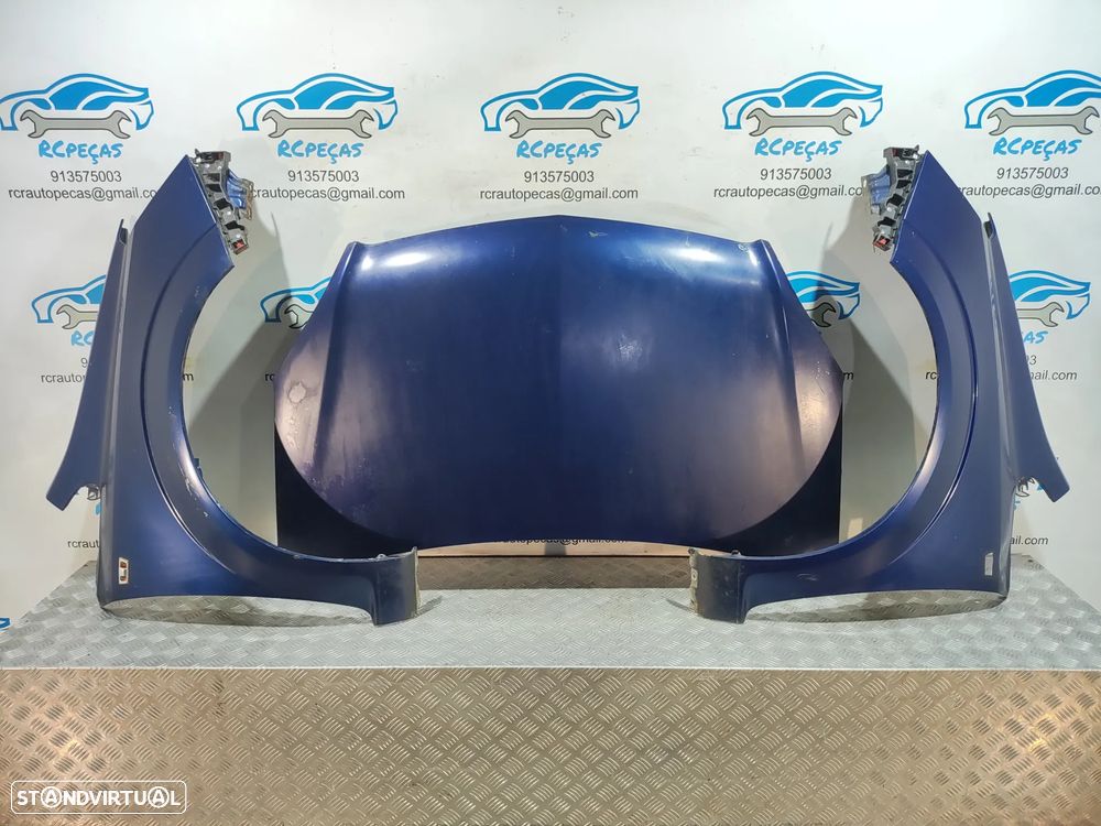 FRENTE COMPLETA OPEL ZAFIRA B A05 CAPOT PARACHOQUES GUARDA-LAMAS OTICAS RADIADOR VENTILADOR FRENTE FIBRA REFORÇO - 7