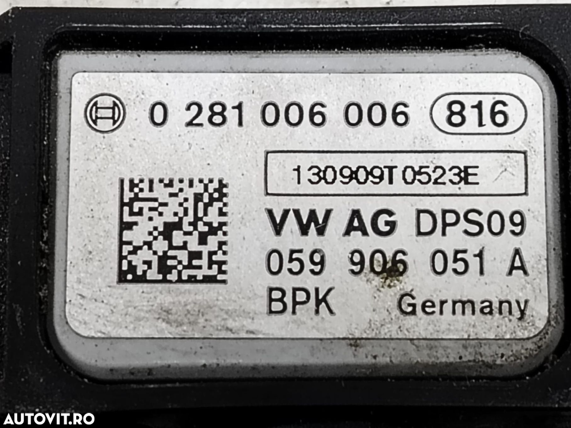 Senzor presiune gaze 059906051A Audi A4 B8/8K [facelift] [2011 - 2016 - 3