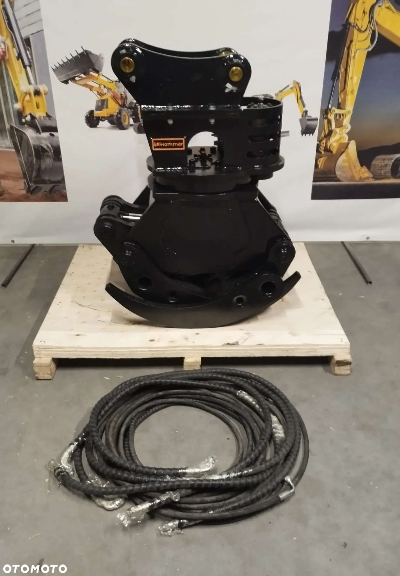 Chwytak do drewna maszyny od 6-10 ton JCB 3CX , 4CX - 8
