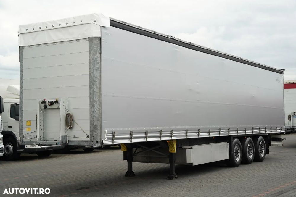 Schmitz Cargobull / SEMIREMORCĂ CU PRELATĂ (CURTAINSIDER) / STANDARD / CUTIE PENTRU PALETI / AXĂ RIDICABILĂ / - 2