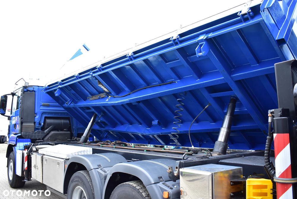 MAN TGS 33.480 6x4 BL Wywrotka 6.70m. + Palfinger PK 23002 SH / 5 i 6 Funkcja/ Rotator/  Retarder/ Pilot/ Kipper/ Kiper/ Crane/ HDS/ Kran/żuraw/ Manipulator / Sprowadzony ! - 35