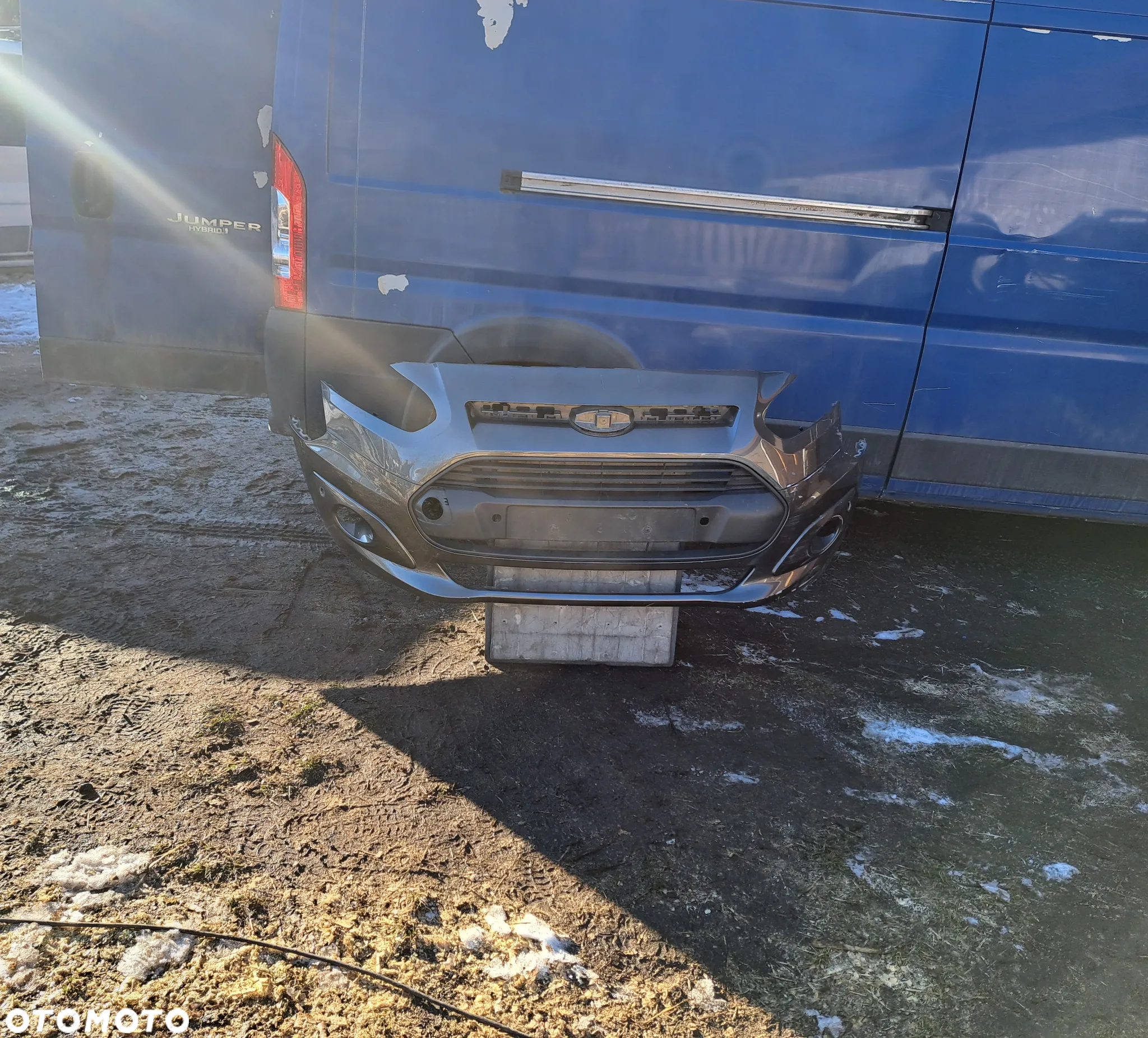 Zderzak przód przedni Ford Transit Tourneo Connect II MK-2 PDC 2012 2013 2014 2015 2016 2017 - 2