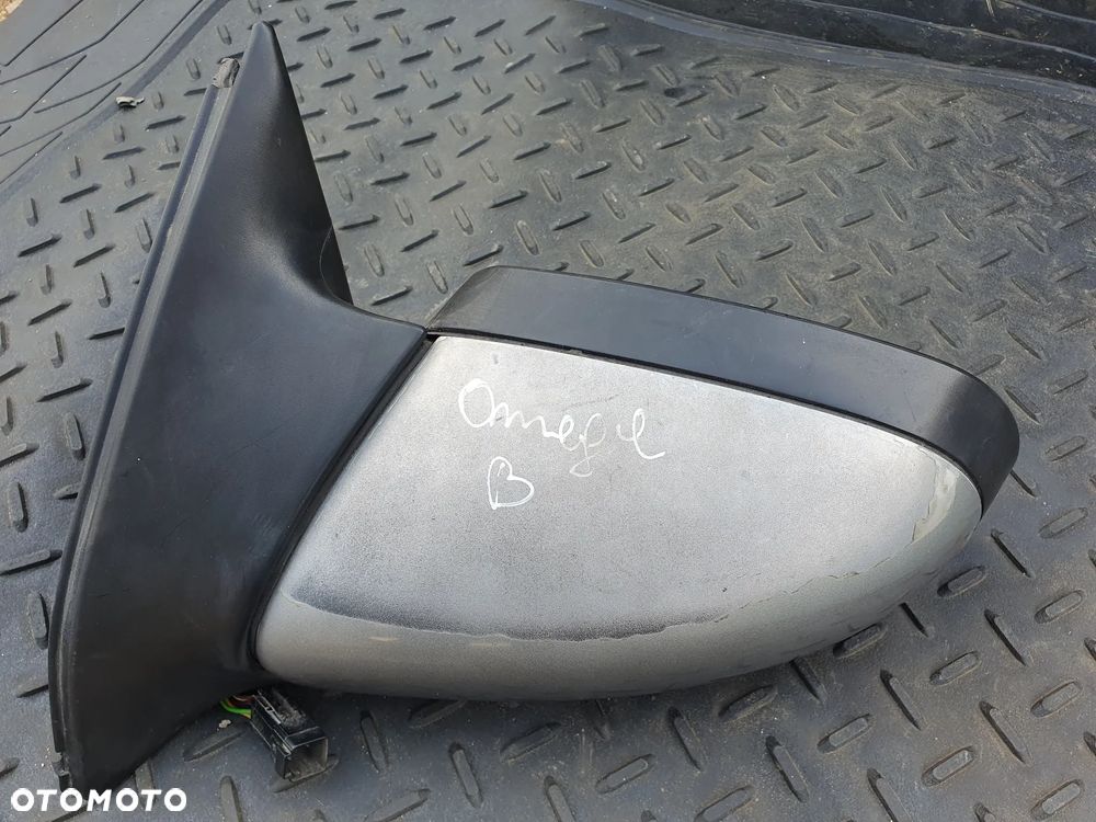 OPEL OMEGA B LUSTERKO ZEWNĘTRZNE LEWE ELEKTRYCZNE 5PIN E1010357 SREBRNE - 1