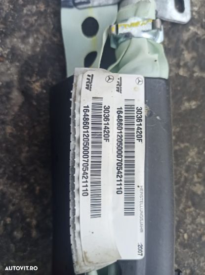 Airbag cortina dreapta / stanga 34023196a Mercedes-Benz ML W164 seria - 3