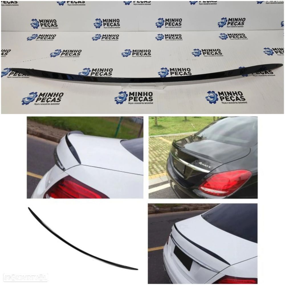 Spoiler | Aileron de Mala Mercedes Class E W213 Preto Brilho - 1