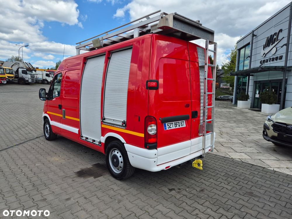 Renault Master 2.5 DCi 120 / STRAŻ POŻARNA / AUTO POŻARNICZE / 4 MIEJSCA / BEZWYPADKOWY / ORYGINALNY PRZEBIEG / DRABINA / ORYGINALNA ZABUDOWA / IDEALNY DO OSP LUB PSP / STAN IDEALNY - 9