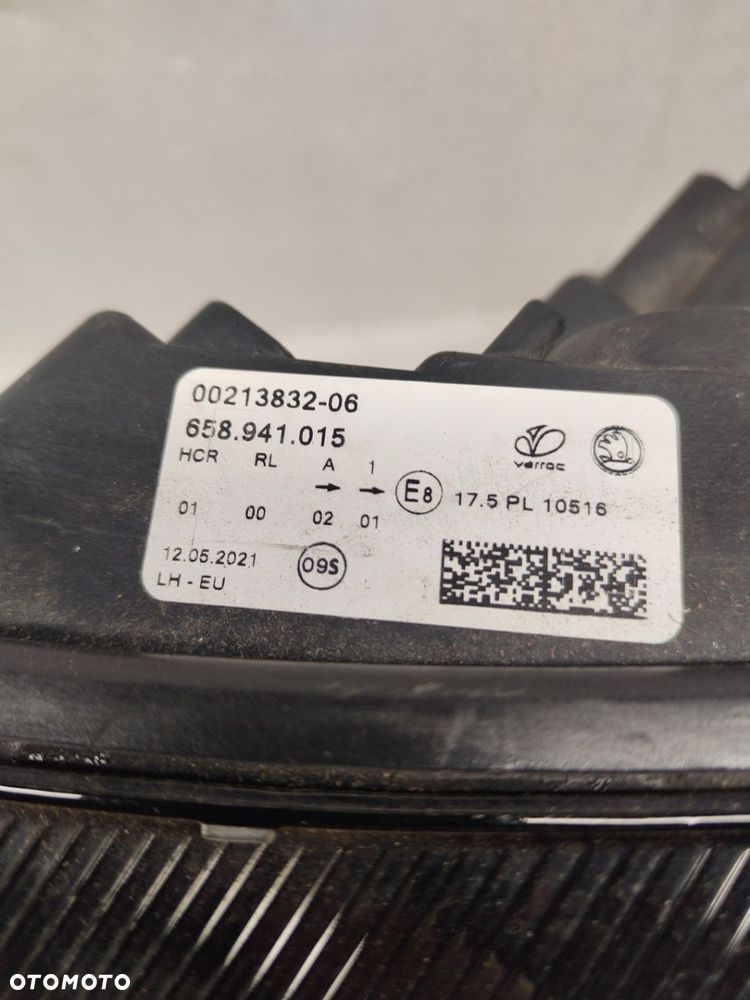 SKODA KAMIQ PÓŁ LED LAMPA LEWY PRZÓD 658941015 - 3