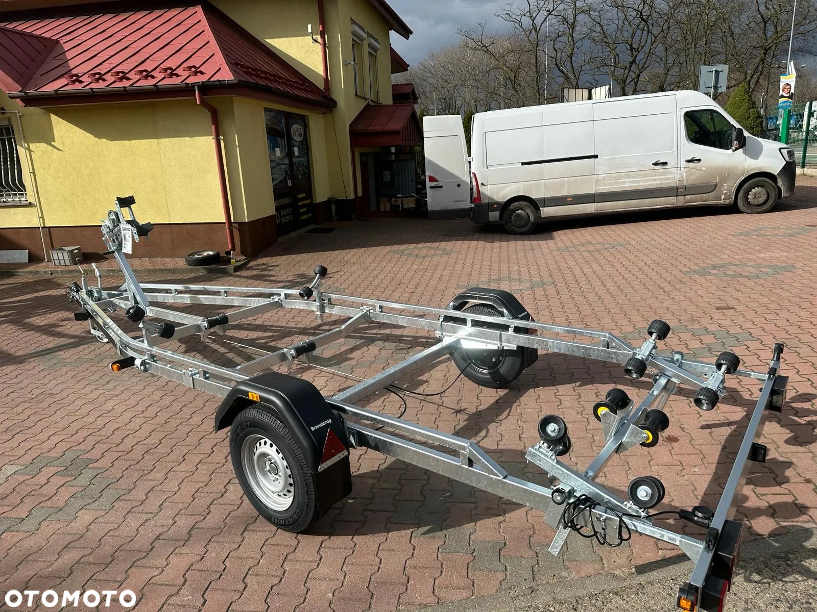 Brenderup Przyczepa Brenderup  221800B SR podłodziówka pod łodzie 6,6m mocna - 7
