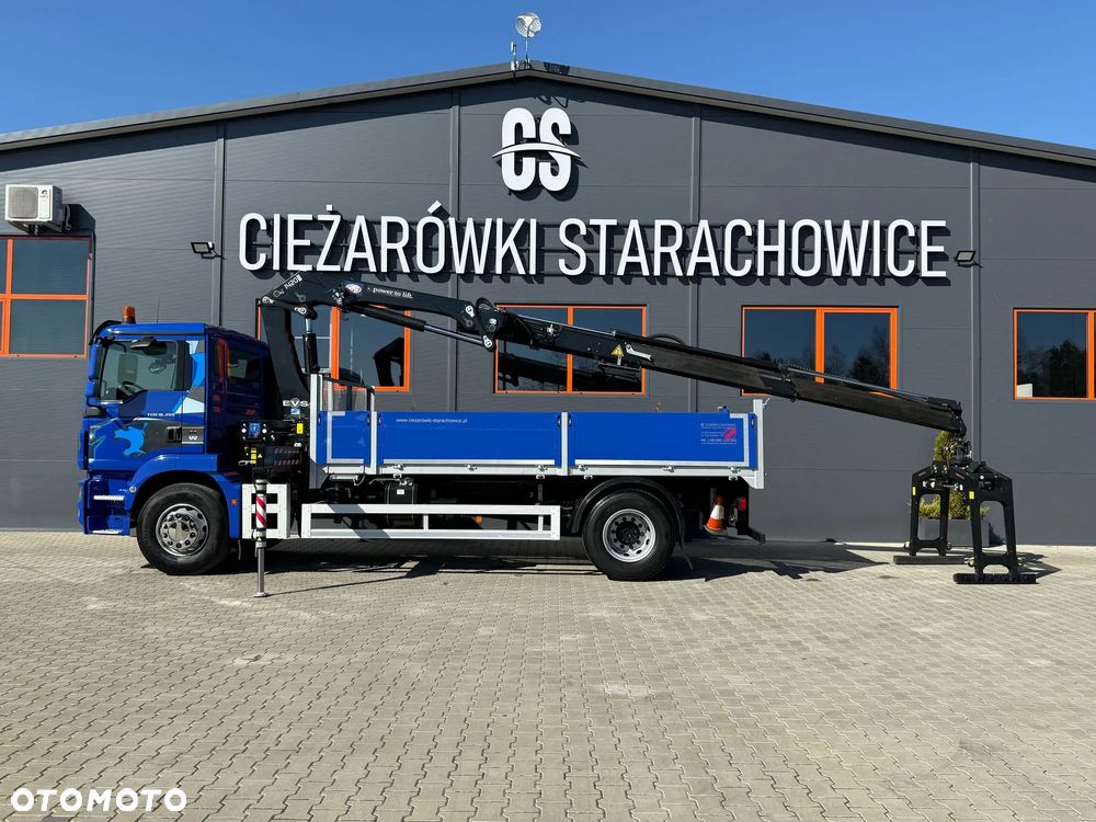 MAN TGM TGL TGS 18.250 // wywrotka // skrzynia // HDS HMF z pilotem // 4x2 // budowlanka // kiper wywrot żuraw dzwig kran crane - 19