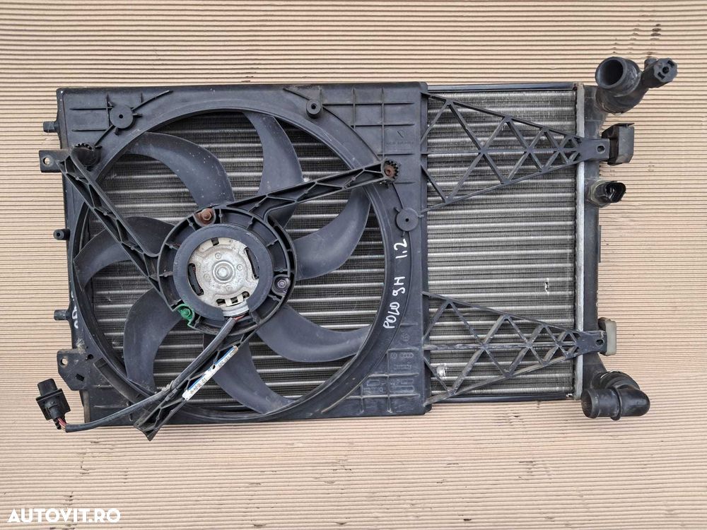 Vw Polo 9N Skoda Fabia 2, radiator apa, electroventilator GMV - 1