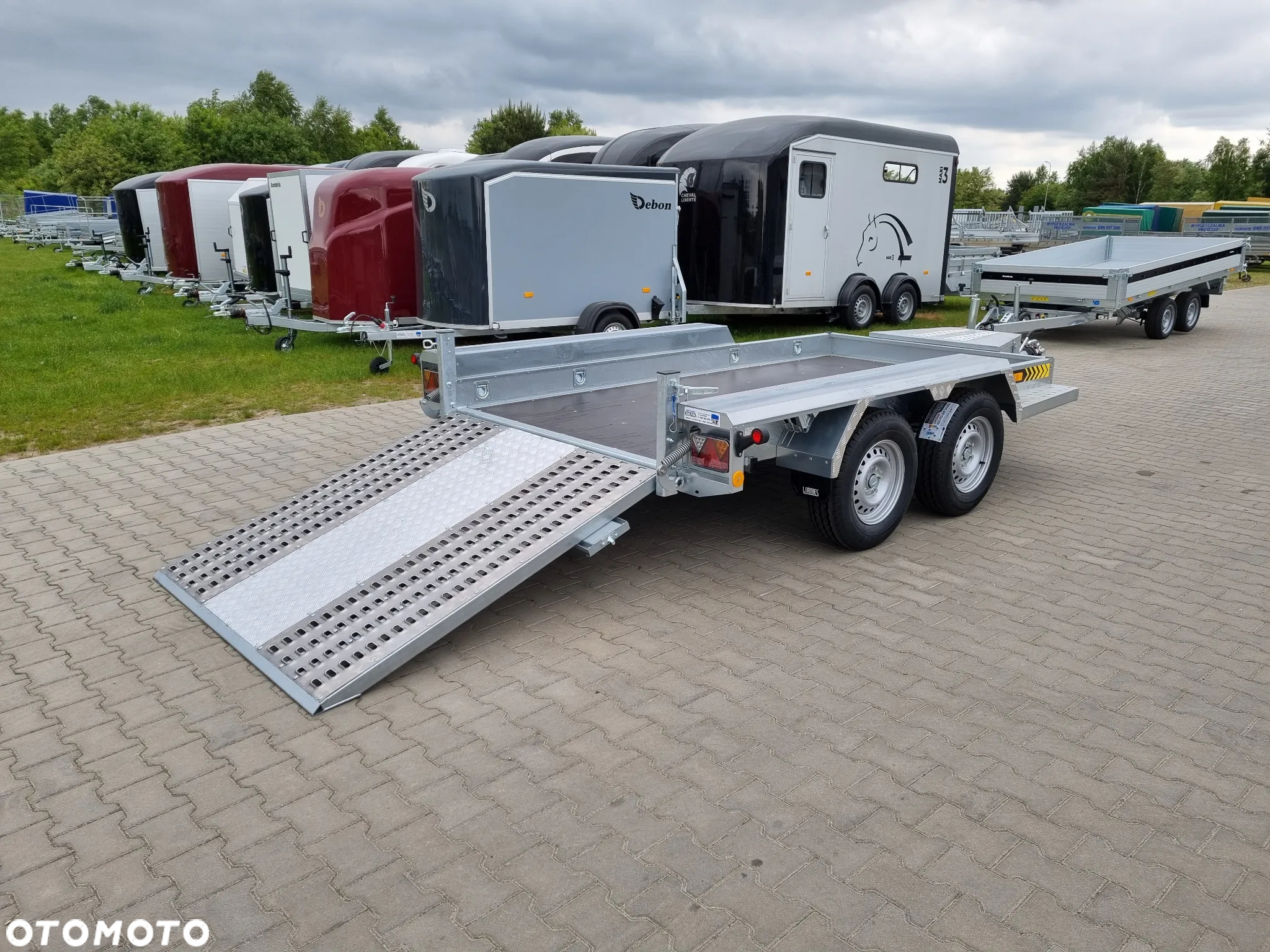 Lorries Przyczepa TPM 27, 303x160 cm 2,7T koparka, bobcat - 34