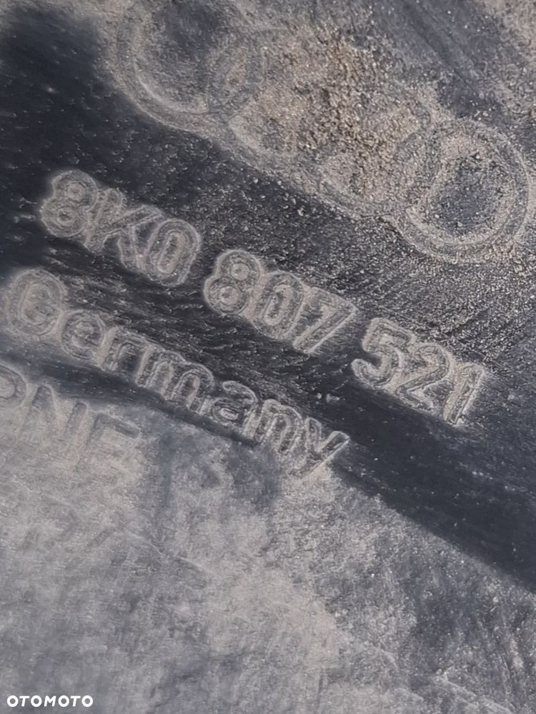 DOKLADKA DYFUZOR SPOJLER SPOILER LISTWA HOKEJ TYL TYLNY AUDI A4 B8 SEDAN 8K0807521 SLASK WYSYLKA VAT - 2
