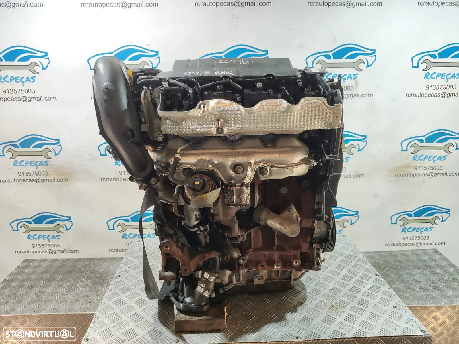 Motor Completo Citroen Peugeot PSA 2.0 HDI 16V 163CV 10DYZD RH02 CITROEN DS5 - 8