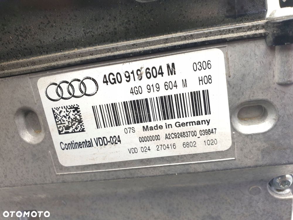 head up wyświetlacz audi a6 c7 4g0919604m - 2
