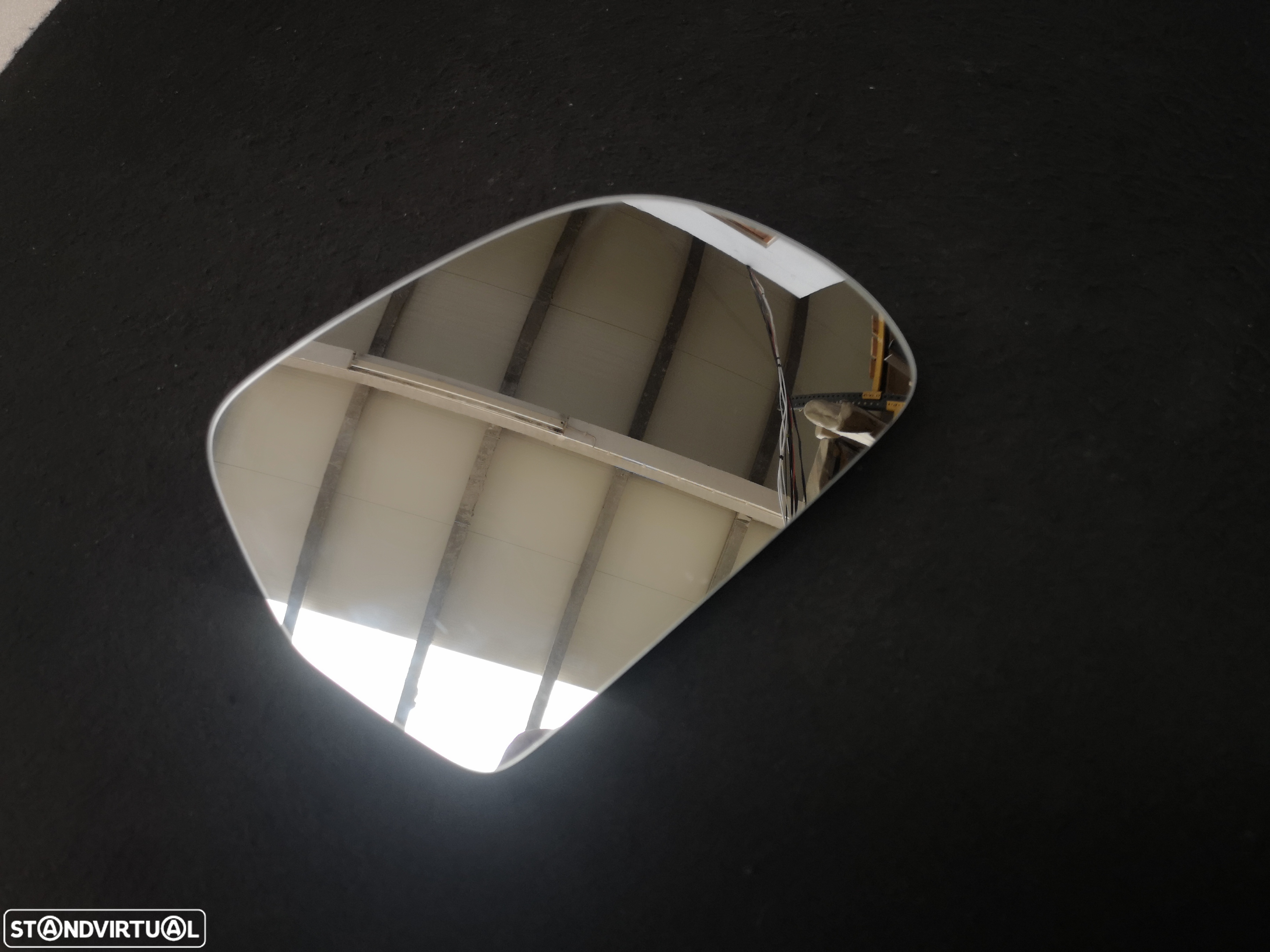 Vidro do espelho retrovisor direito originais Audi q3 8u 2014+ (2x no estoque) - 2