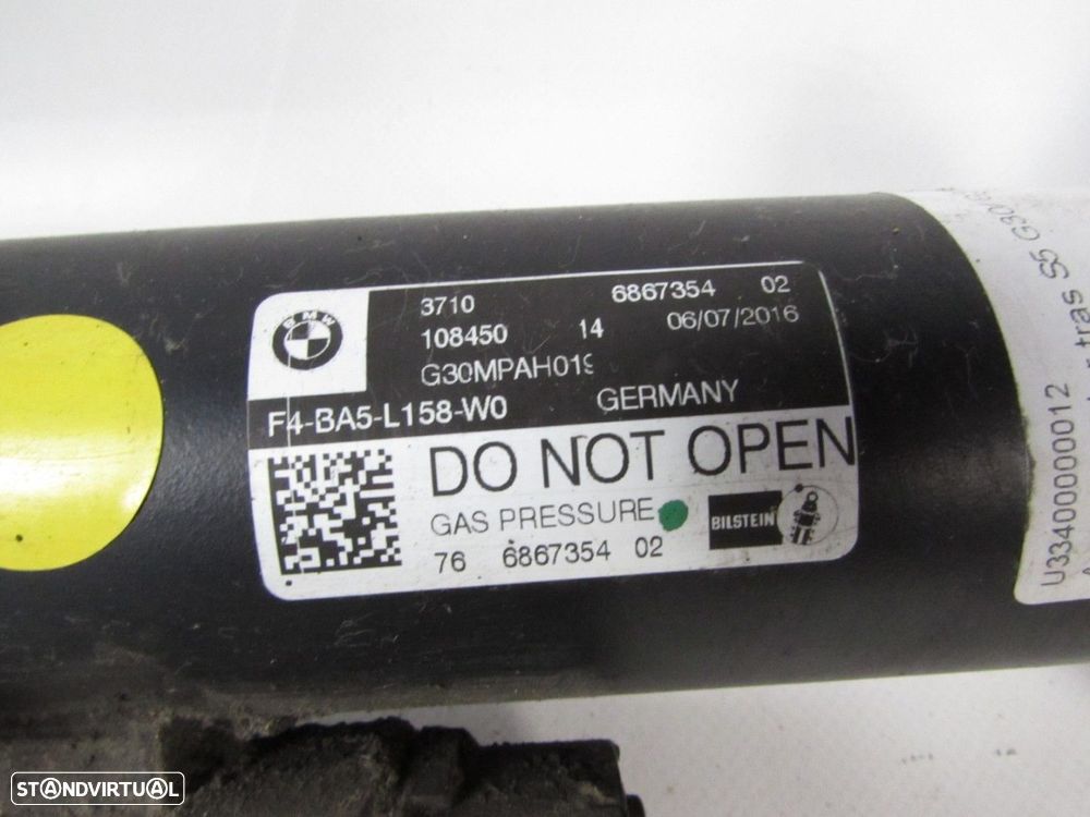 Amortecedor Elétrico "EDC" Direito/Trás Seminovo/ Original BMW 5 (G30, F90) 3710... - 5