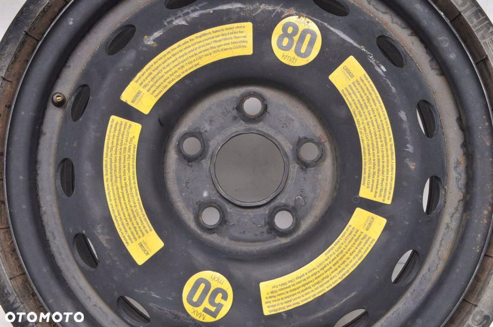 VOLKSWAGEN  KOŁO DOJAZDOWE ZAPAS R18" 6.5J ET53 5X130 195/70 7L0601027A - 3