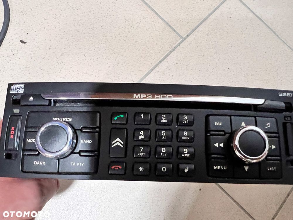 wyświetlacz nawigacji radia c4 picasso 2007-2010  9664624380 9673538580 - 4