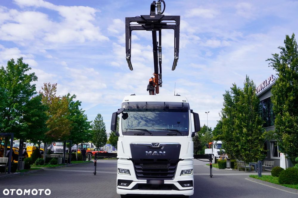 MAN TGX 26.470 6x2-4 / 30 tys. km!!! / HDS Atlas 170.2vb-a12 / oś skrętna / Przyczepa Krone 18 EPAL_260983 - 11