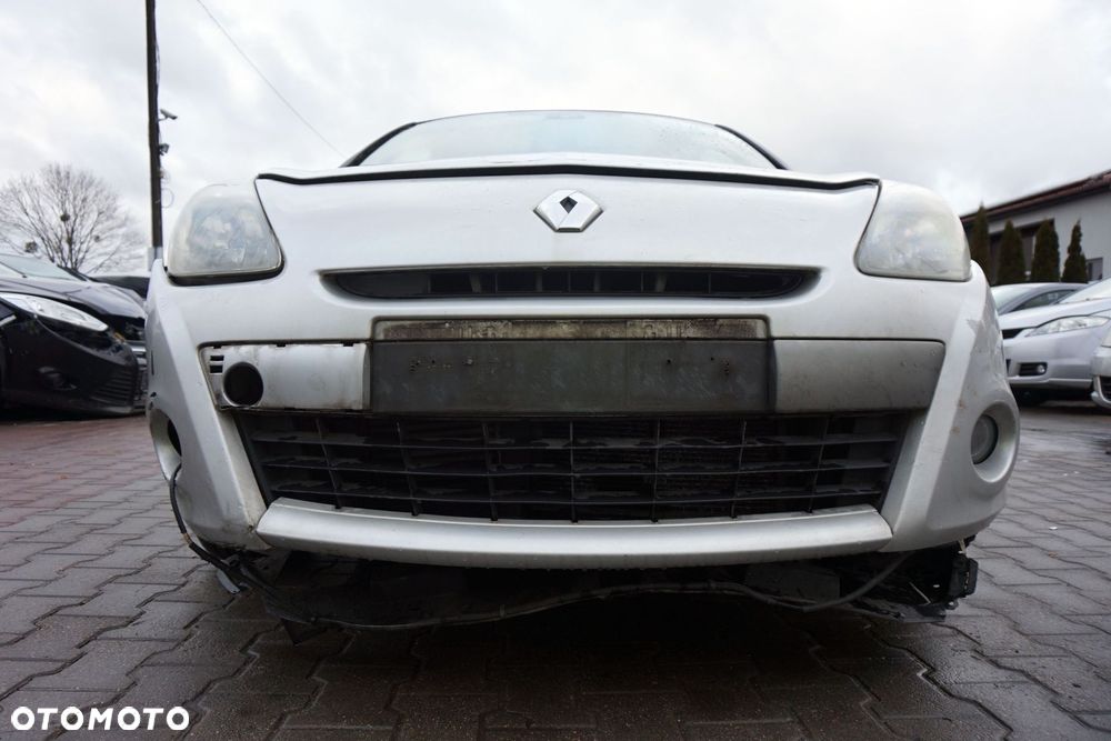 MASKA ZDERZAK BŁOTNIKI LAMPY CLIO III PH2 LIFT TED69  RENAULT 2009-2012 SREBRNY PRZÓD KOMPLETNY - 3