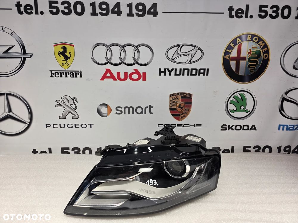 AUDI A4 B8 07-11 LEWY XENON + LED ŁADNY LEWA LAMPA PRZEDNIA PRZÓD , NR 8K0941029C , NR AUKCJI LPP193 - 1