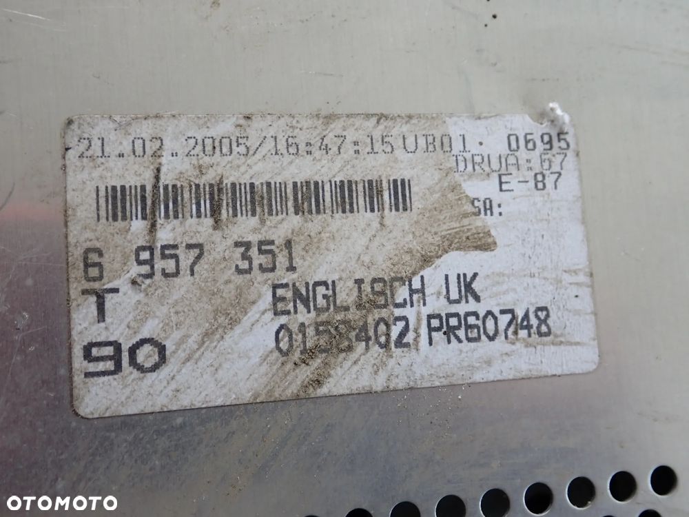 BMW E90 RADIOODTWARZACZ 6957351 - 6