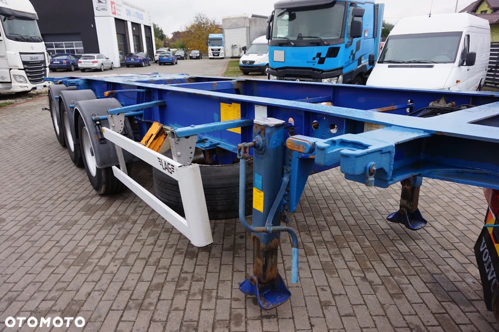 Lag 0-3-39 CD Naczepa Ciężarowa Przewóz Kontenerów Osie BPW - 13