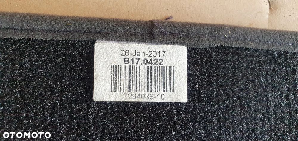 Dywaniki wycieraczki wykładziny BMW 3 F30 7294036 1704333 1703323 - 7