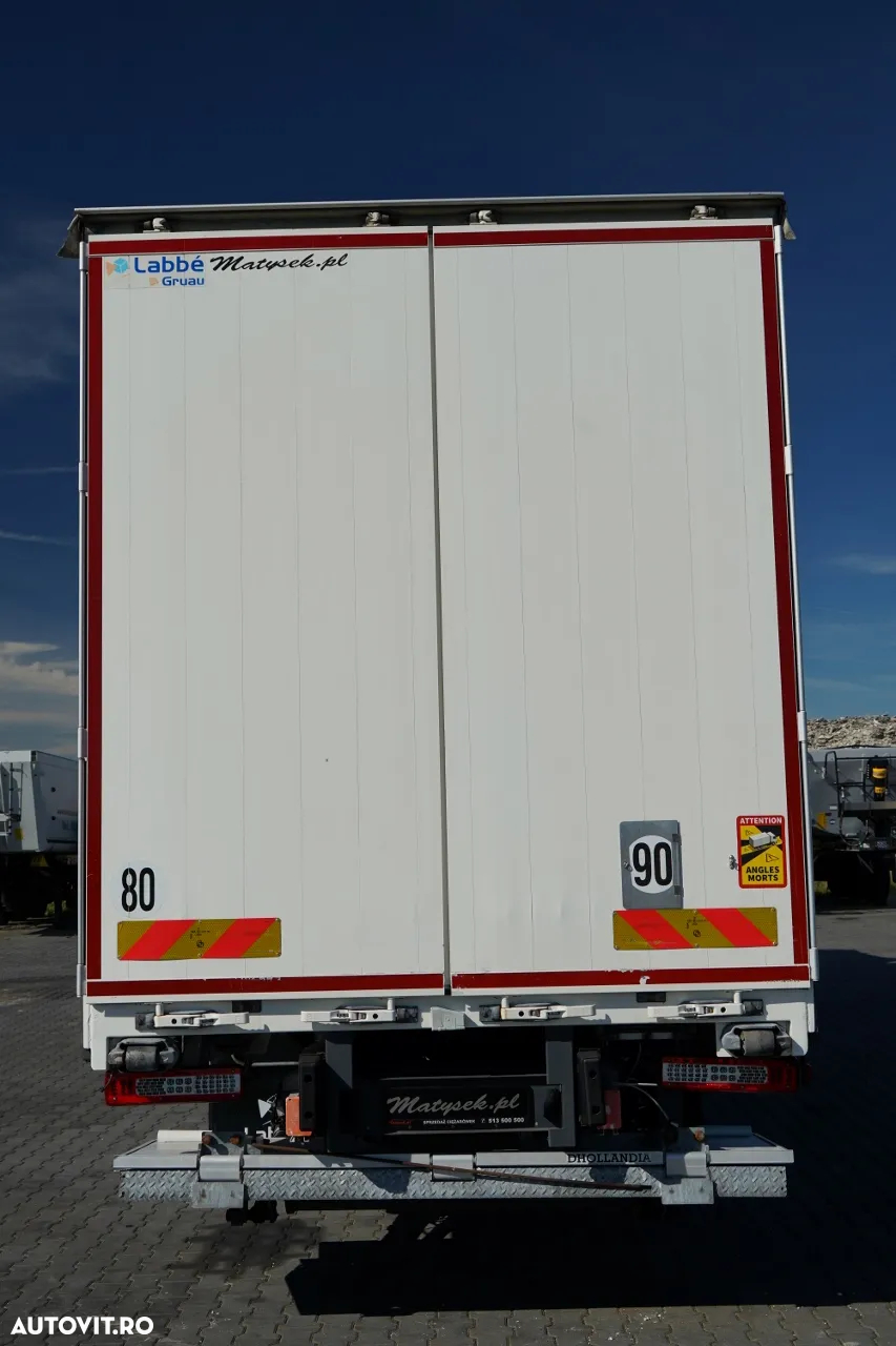 Renault T 440 / 6X2 / SOLO / CORTINĂ 9.5 M / I-PARK COOL / RIDICABIL / JANTE DIN ALIAJ / PUNȚĂ RIDICABILĂ - 12