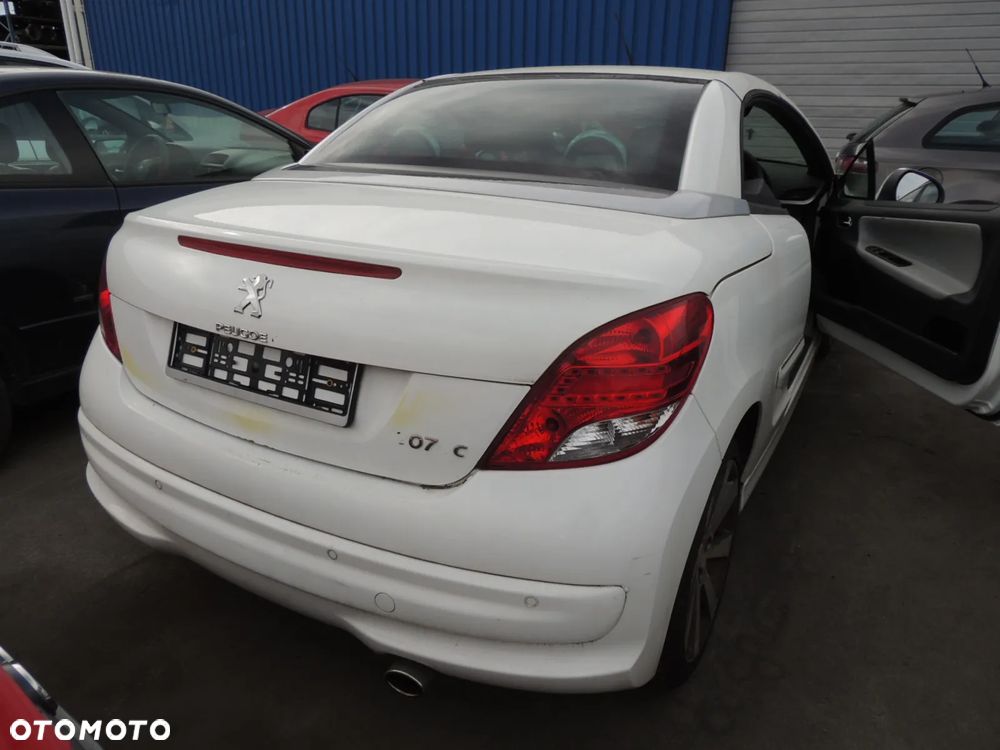 Dach składany Peugeot 207 CC biały kabrio - 3