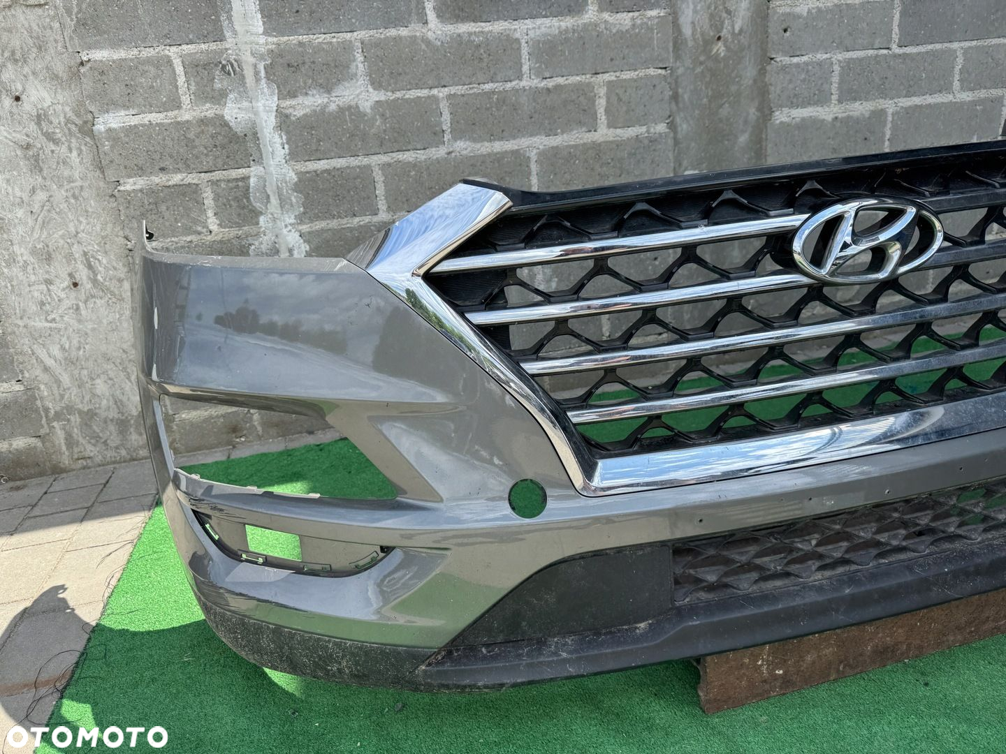 HYUNDAI TUCSON III 3 LIFT 19- BEZ DZIUR ZDERZAK PRZEDNI ORG EU - 2