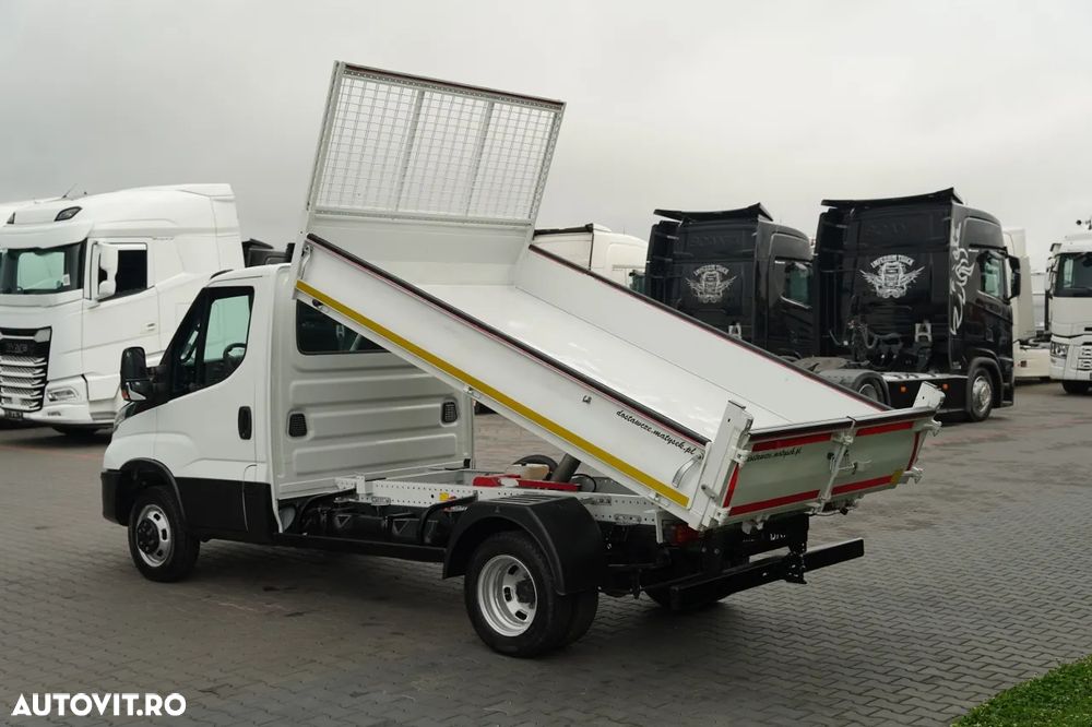 Iveco DAILY 35-160 / BASCULATOR DIN OȚEL / DUBLU / MANUAL / 3 LOCURI / EURO 6 - 5