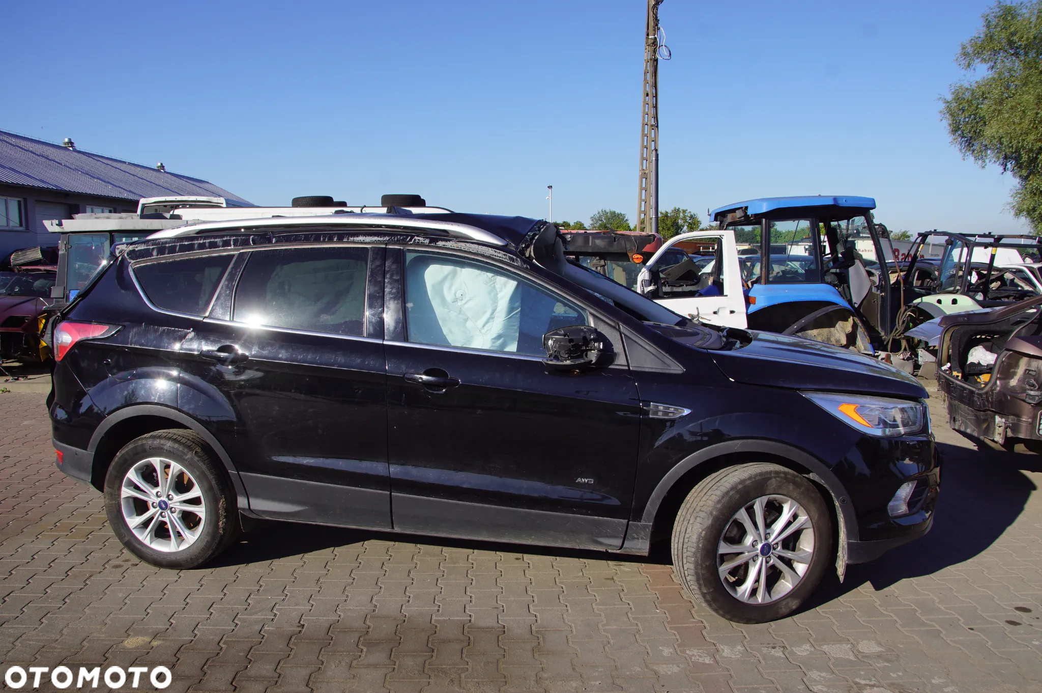 Auto na części - Ford Kuga MK2 2.0 TDCI 150 KM T7MA CMMT6 Shadow Black 2017R Drzwi Szyby Klapa Felgi Lampa Skrzynia Silnik - 3