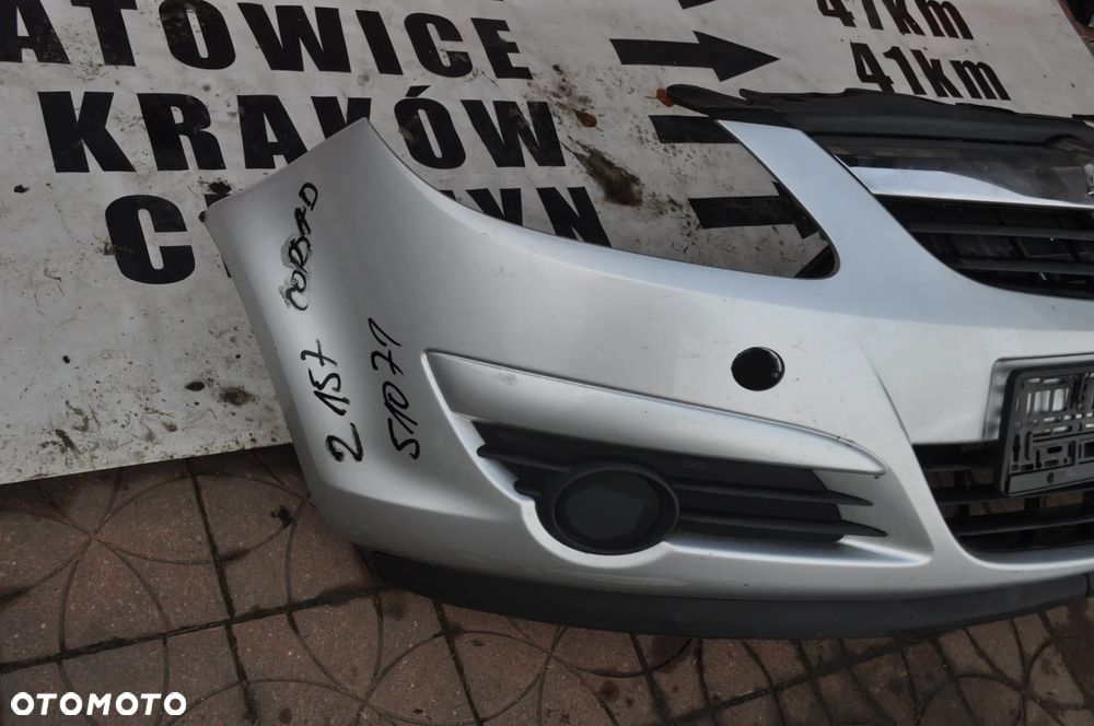 opel corsa D zderzak kolor Z157 nr 51071 WYSYŁKA - 4