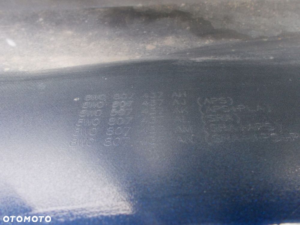 AUDI A4 B9 LIFT 19-22 8W0 8W0807437AH ZDERZAK PRZÓD PRZEDNI 4 X PDC - 8