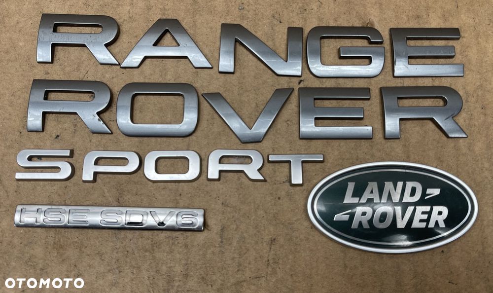# LAND ROVER RANGE ROVER SPORT HSE SDV6 EBLEMATY KLAPY ZNACZEK NAPIS - 1