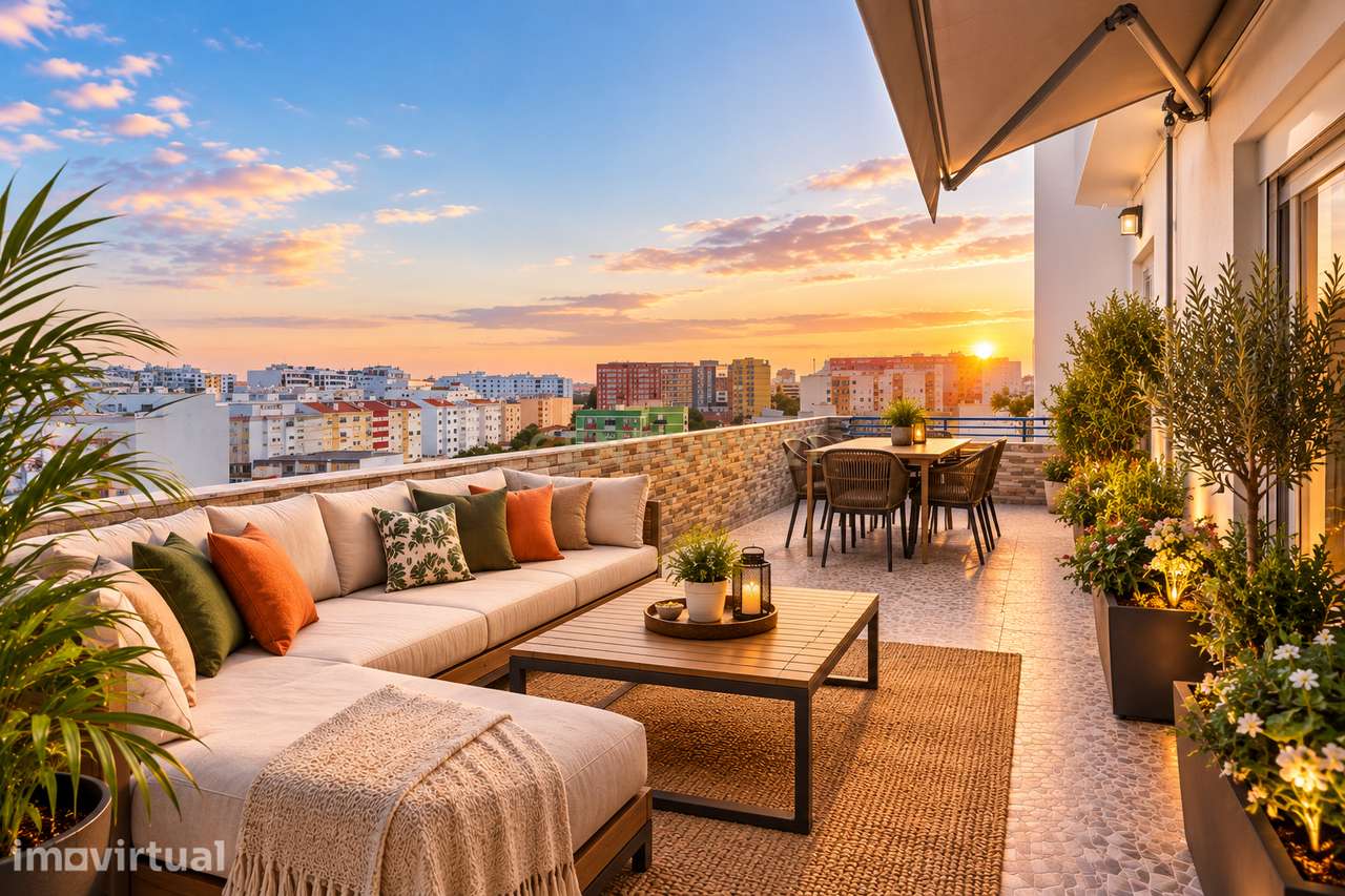 Apartamento Único com 268m2 no Último Andar com Terraço Extraordinário