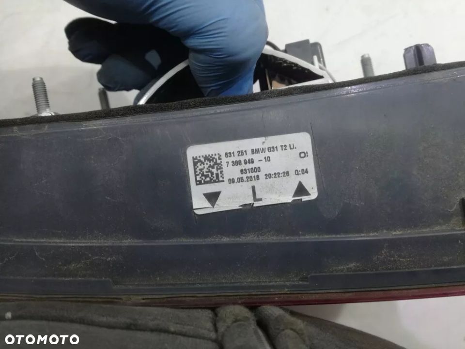 BMW 5 G31 KOMBI LAMPA TYŁ Lewa w klape 7388949 EUROPA - 6