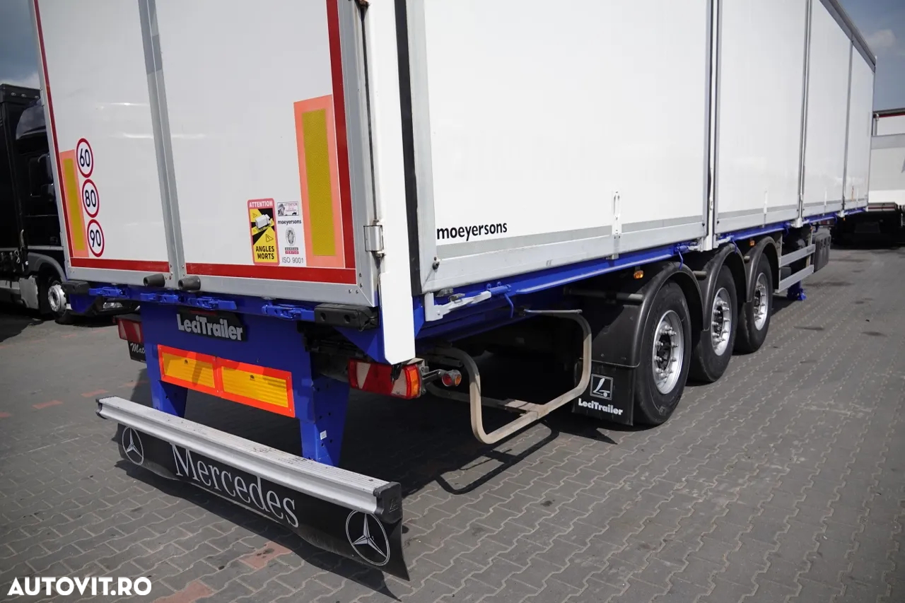 LeciTrailer CONTAINER / LOT / LATERALURI DESCHISE / PODEA RESISTENTĂ ȘI BAIE - 14