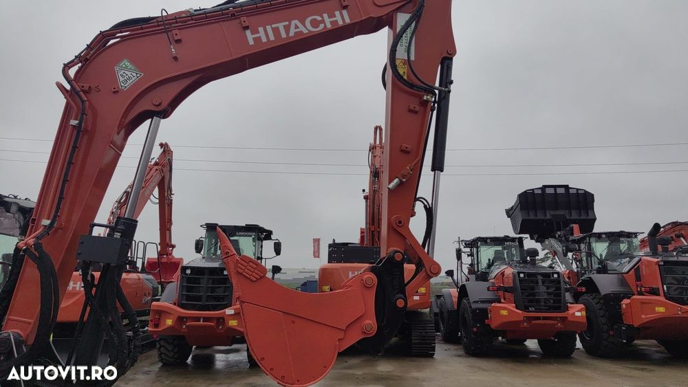 Hitachi ZX85, 2023, 2.314h, MASA OPERATIONALA 9,3tone, senile cauciuc pad, CUPLA RAPIDA HIDRAULICA si 3 cupe NOI, latime 2,2m, ad sapare 5m, inst picon pe brate, Aer cond, camera spate, posibil leasing 4 ani, CA NOU-PROMOTIE 63900 EUR+tva - 34