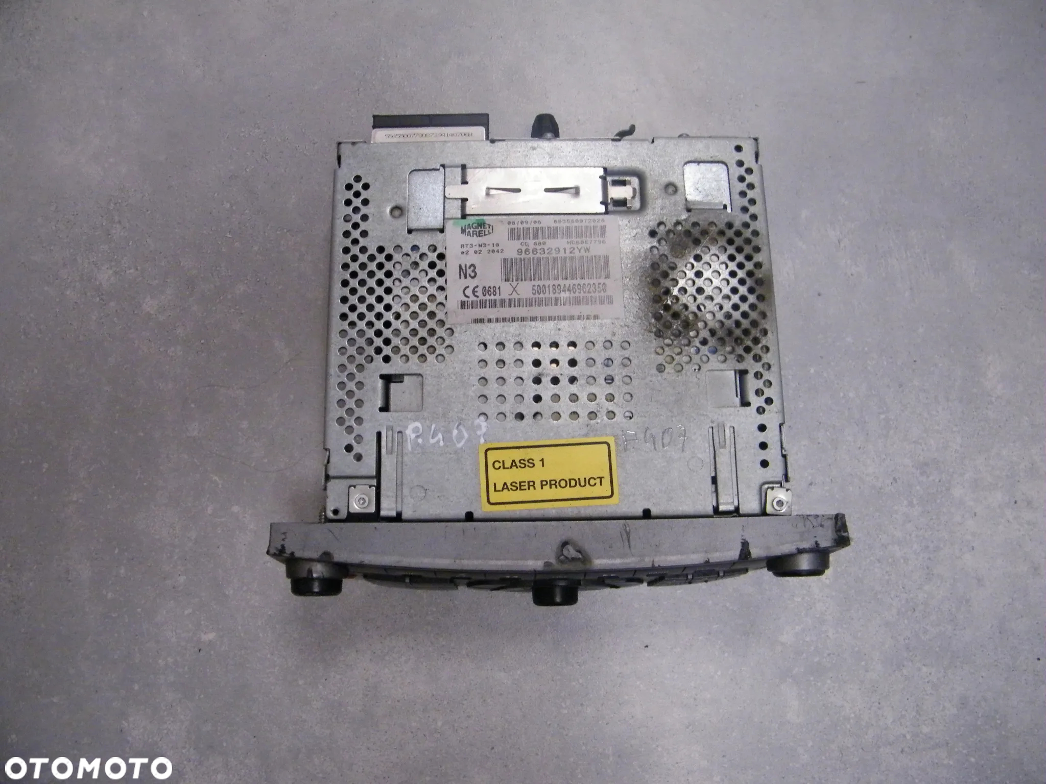 Radio 96632912YW Peugeot 407 (2006r.) - 3