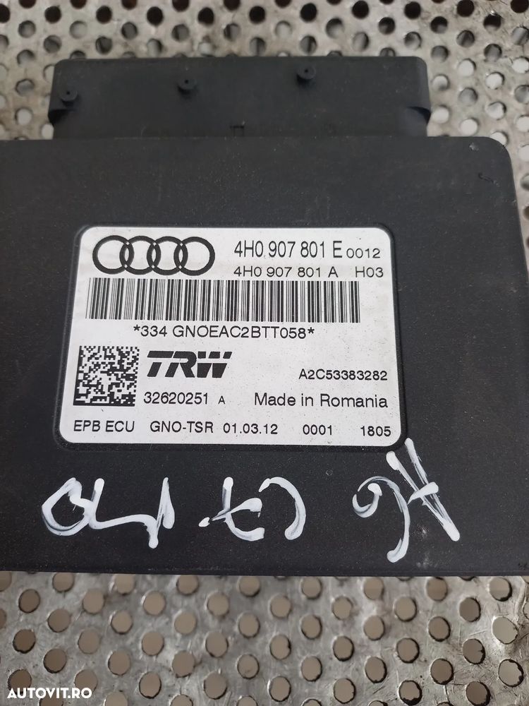 Modul Calculator Ecu Frana De Mana Electrica Audi A6 4G C7 An 2011-2012-2013-2014-2015-2016-2017-20 - 5