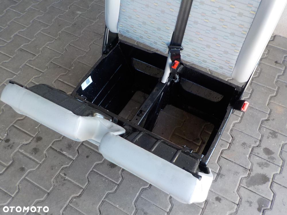 VW T5 LIFT T6 FOTEL SIEDZENIE KANAPA PODWÓJNA PASAŻERA PRZÓD PALACE - 4