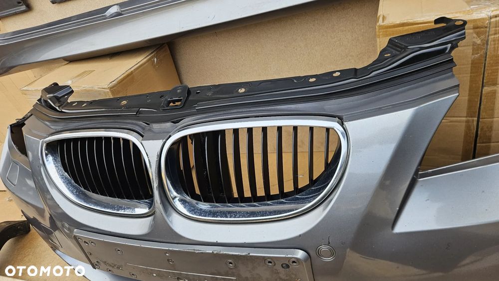 BMW E60 M PAKIET ZDERZAK PRZEDNI PRZÓD TYLNY TYŁ PROGI KOMPLET SPACEGRAU WLOTY ABSORBER 7896582 - 11